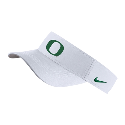 Oregon Ducks Nike Performance Sideline Visor White