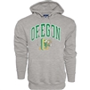 Oregon Ducks Vintage Logo Hood Grey