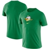 Oregon Ducks Nike Cotton Mascot Logo Tee Apple Green
