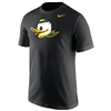 Oregon Ducks Nike Cotton Mascot Logo Tee Black