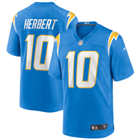 Nike Los Angeles Chargers Justin Herbert Jersey #10