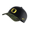 Oregon Ducks Nike Military Adjustable Hat Black/Camo