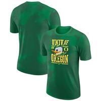 Oregon Ducks Nike Tye Dye Mascot Tee Apple Green