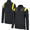 Oregon Ducks Nike Coaches Quarter-Zip Top Black/Yellow