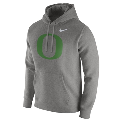 Oregon Ducks Nike Club Hood Grey