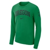 Oregon Ducks Nike Performance Practice Long-Sleeve Tee Apple Green
