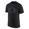 Oregon Ducks Nike Cotton Logo Tee Black/Black