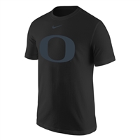 Oregon Ducks Nike Cotton Logo Tee Black/Black