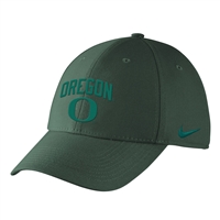 Oregon Ducks Nike Swoosh Flex Wordmark Hat Green