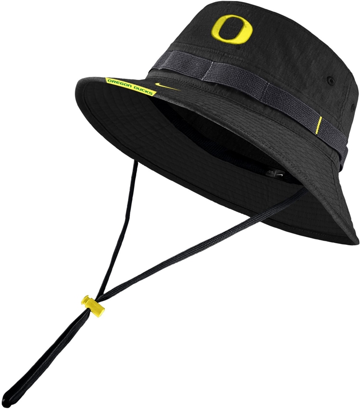Oregon Ducks Nike Boonie Bucket Hat - Black/Yellow