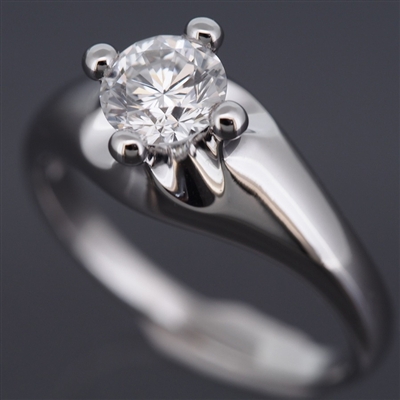Bvlgari corona engagement diamond ring platinum