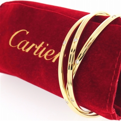 Cartier Trinity Bangle Bracelet Constellation Diamond