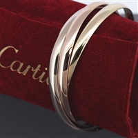 Cartier Trinity Bangle Tri Color Gold