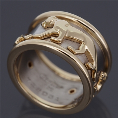 Cartier Panther Ring Yellow White Gold