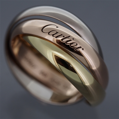 Cartier 3 Bands Trinity Ring 3 Gold