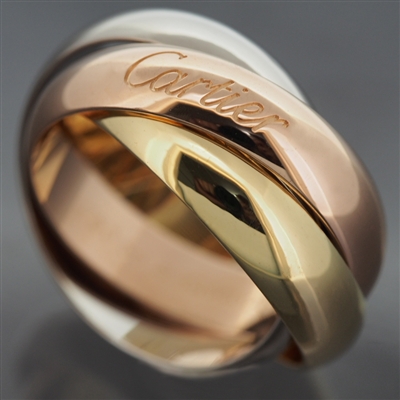 Cartier 3 Bands Trinity Ring Large Model 3 Gold