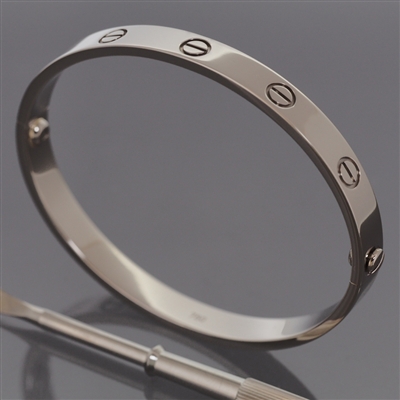 Cartier Love Bracelet White Gold 17