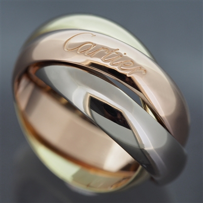 Cartier 3 Bands Trinity Ring Large Model 3 Gold