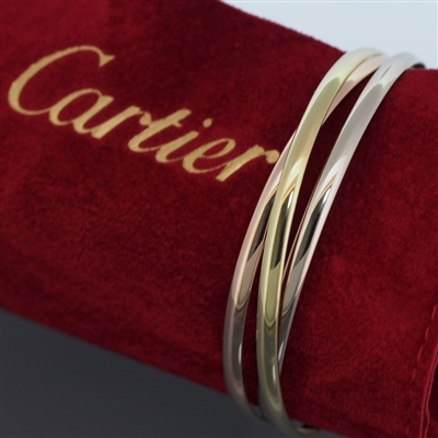 Cartier Trinity Bangle Tri Color Gold