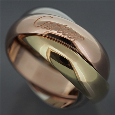 Cartier 3 Bands Trinity Ring Large Model 3 Gold