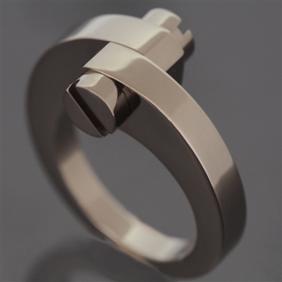 Cartier Menotte Ring White Gold