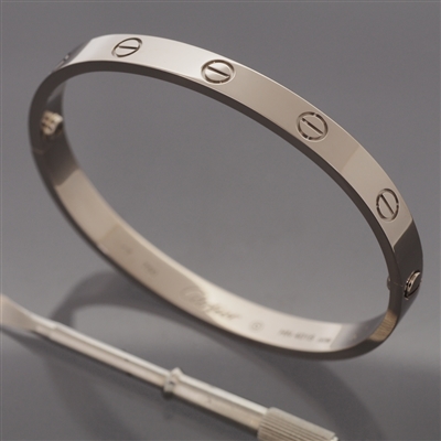 Cartier Love Bracelet White Gold 17