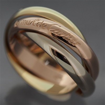 Cartier 3 Bands Trinity Ring 3 Gold
