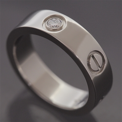 Cartier Love 1 Diamond Ring Platinum 950