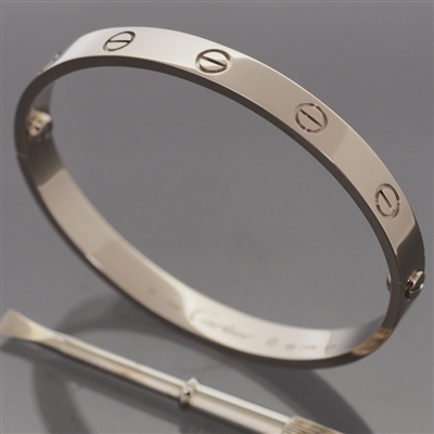 Cartier Love Bracelet White Gold 17
