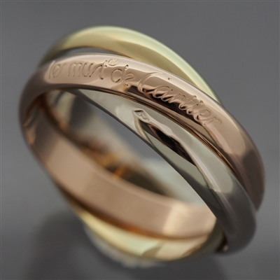 Cartier 3 Bands Trinity Ring 3 Gold