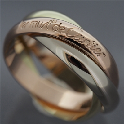 Cartier 3 Bands Trinity Ring 3 Gold