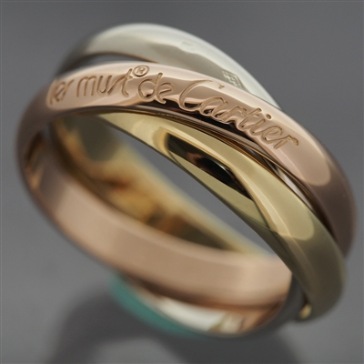 Cartier 3 Bands Trinity Ring 3 Gold