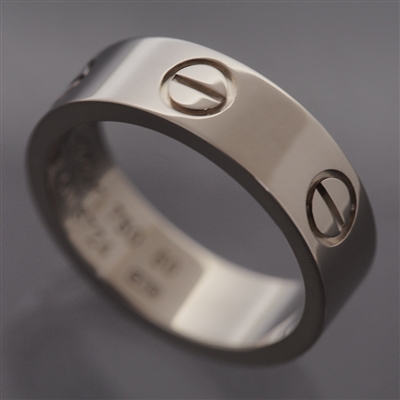 Cartier Love Ring White Gold