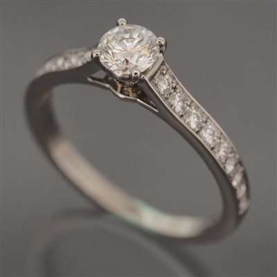 Cartier 1895 Engagement Diamond Ring Platinum 950
