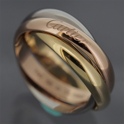 Cartier 3 Bands Trinity Ring 3 Gold