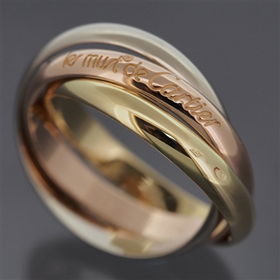 Cartier 3 Bands Trinity Ring 3 Gold