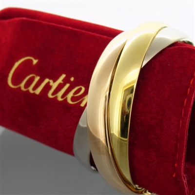 Cartier Trinity Bangle Tri Color Gold