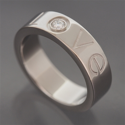 Cartier Diamond Love Ring White Gold Limited Edition