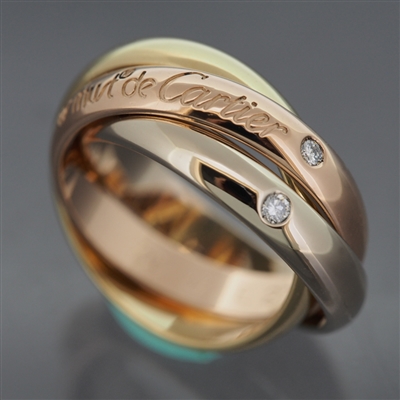 Cartier 150th Anniversary Trinity Ring 3 Gold