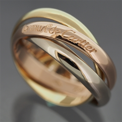 Cartier 3 Bands Trinity Ring 3 Gold