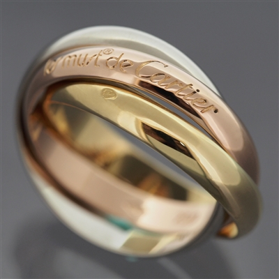 Cartier 3 Bands Trinity Ring 3 Gold