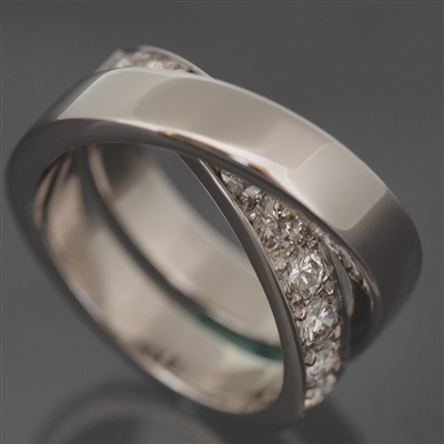 Cartier Nouvelle Vague Diamonds Paris Ring WG