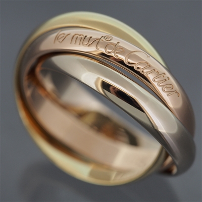 Cartier 3 Bands Trinity Ring 3 Gold
