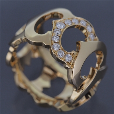 Cartier C De Cartier Diamonds Ring YG