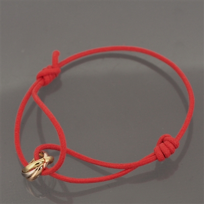 Cartier Baby Trinity Bracelet Tri Color Gold