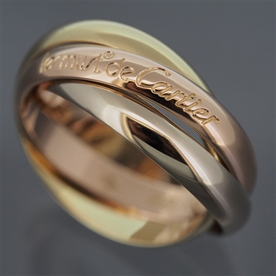 Cartier 3 Bands Trinity Ring 3 Gold