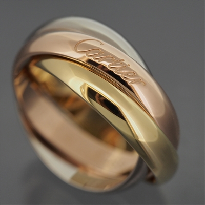 Cartier 3 Bands Trinity Ring 3 Gold