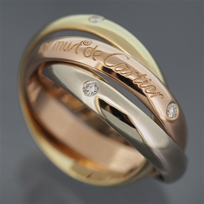 Cartier 150th Anniversary Trinity Ring 3 Gold