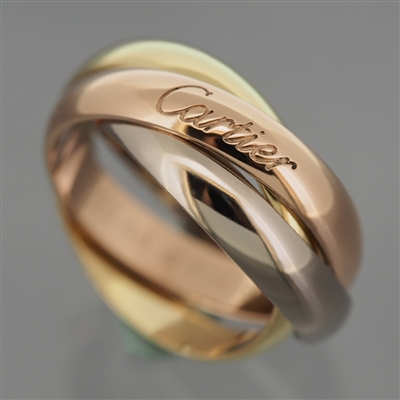 Cartier 3 Bands Trinity Ring 3 Gold