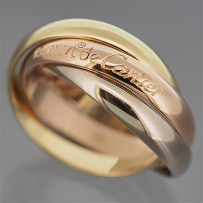 Cartier 3 Bands Trinity Ring 3 Gold